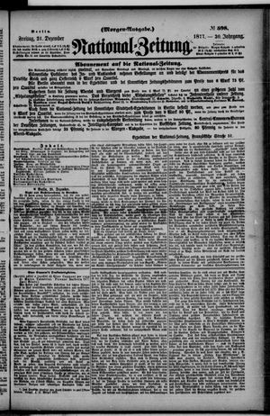 Nationalzeitung on Dec 21, 1877