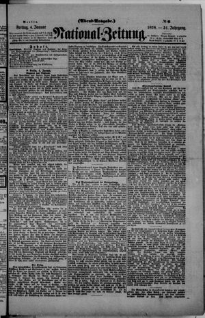 Nationalzeitung vom 04.01.1878
