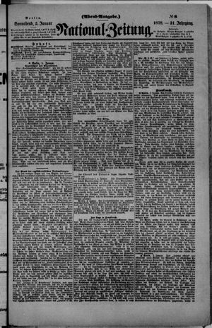 Nationalzeitung on Jan 5, 1878