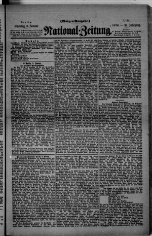 Nationalzeitung on Jan 6, 1878