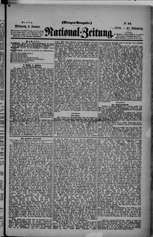 Nationalzeitung vom 09.01.1878