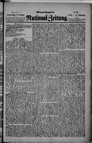 Nationalzeitung on Jan 10, 1878