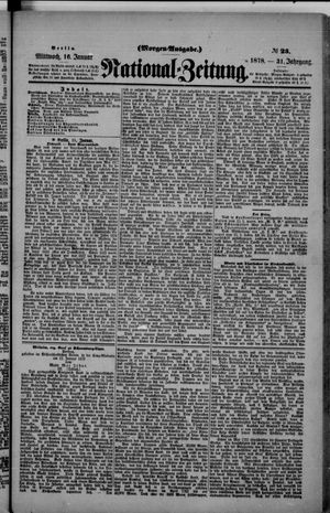 Nationalzeitung vom 16.01.1878