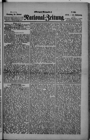 Nationalzeitung on Jan 20, 1878