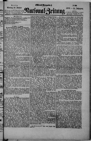 National-Zeitung vom 21.01.1878