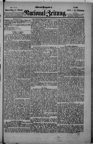 Nationalzeitung vom 31.01.1878