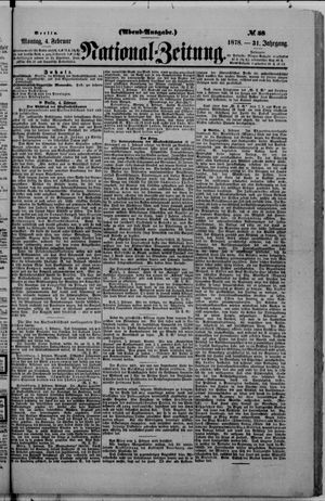 Nationalzeitung on Feb 4, 1878