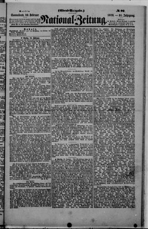 National-Zeitung vom 23.02.1878