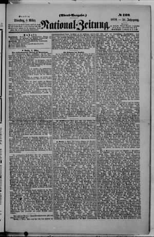 Nationalzeitung vom 05.03.1878