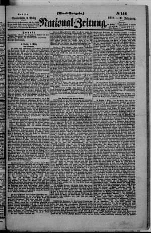 Nationalzeitung on Mar 9, 1878