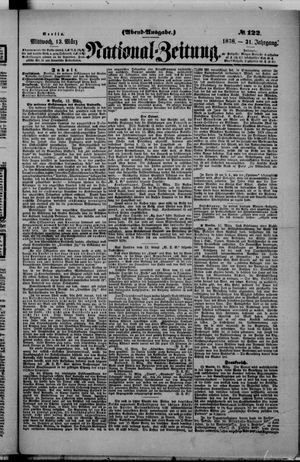 Nationalzeitung on Mar 13, 1878