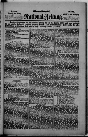National-Zeitung vom 15.03.1878