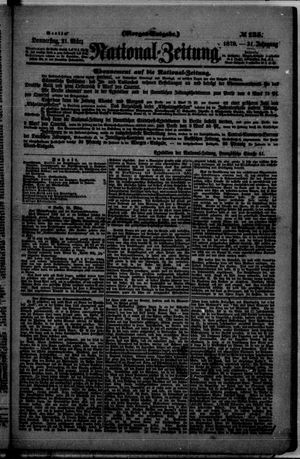 Nationalzeitung on Mar 21, 1878