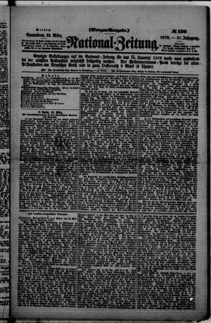 Nationalzeitung vom 23.03.1878