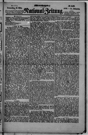 Nationalzeitung on Mar 28, 1878