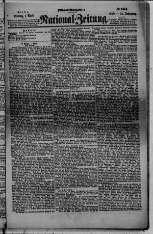 Nationalzeitung on Apr 1, 1878