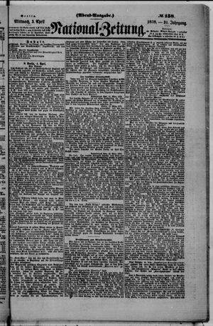 Nationalzeitung vom 03.04.1878