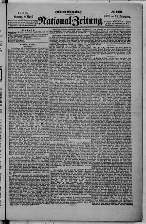 Nationalzeitung vom 08.04.1878
