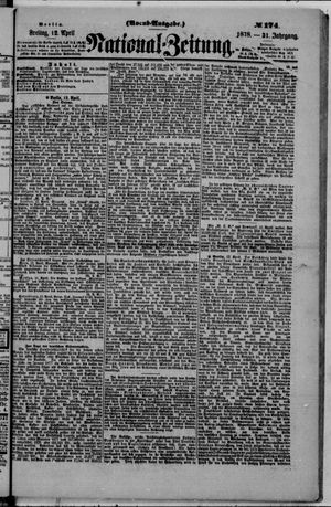 Nationalzeitung vom 12.04.1878