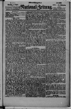 Nationalzeitung vom 16.04.1878