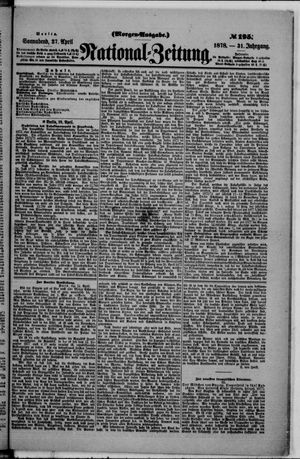 Nationalzeitung vom 27.04.1878