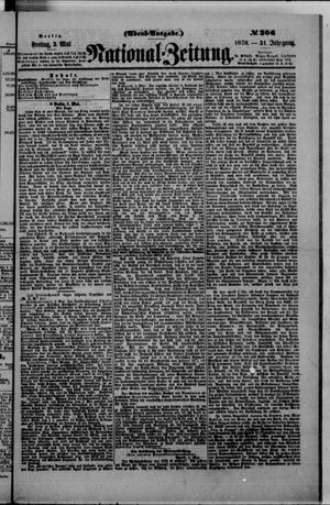 Nationalzeitung vom 03.05.1878