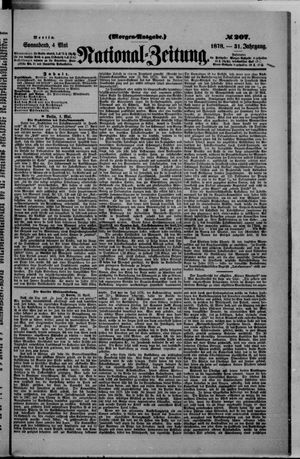 Nationalzeitung on May 4, 1878