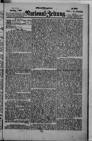 Nationalzeitung vom 07.05.1878