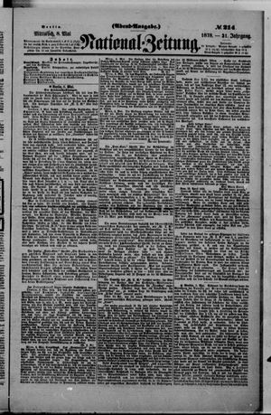 Nationalzeitung on May 8, 1878
