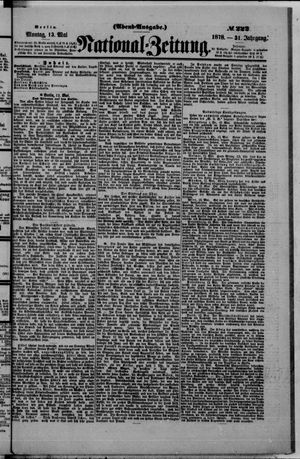 Nationalzeitung vom 13.05.1878