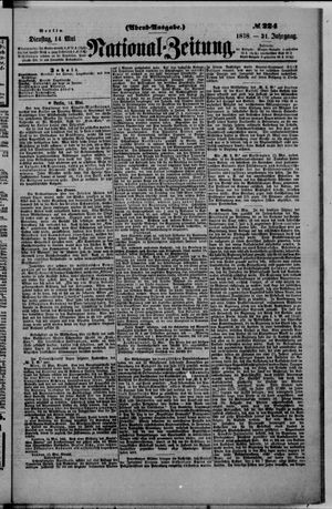 Nationalzeitung vom 14.05.1878
