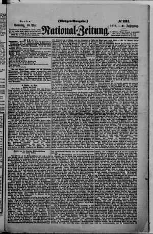 Nationalzeitung vom 19.05.1878