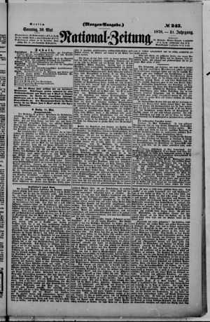 Nationalzeitung on May 26, 1878