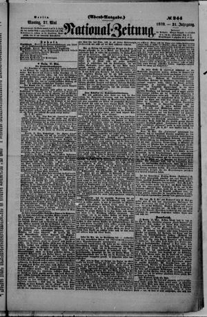 Nationalzeitung vom 27.05.1878