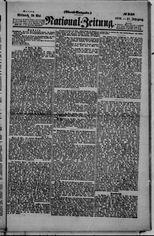 Nationalzeitung on May 29, 1878