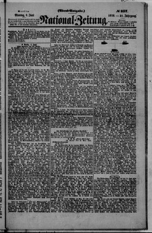 Nationalzeitung vom 03.06.1878