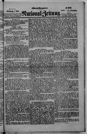 Nationalzeitung on Jun 5, 1878