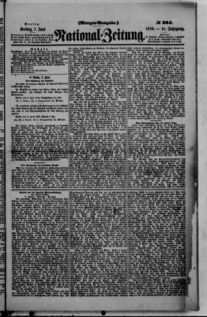 Nationalzeitung vom 07.06.1878
