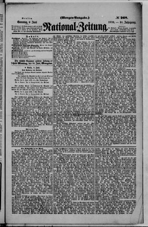 Nationalzeitung vom 09.06.1878