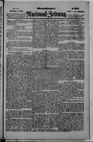 Nationalzeitung on Jun 11, 1878