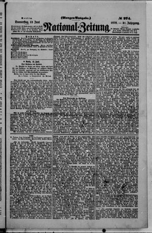 National-Zeitung on Jun 13, 1878