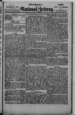 Nationalzeitung on Jun 15, 1878