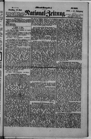 Nationalzeitung on Jun 18, 1878