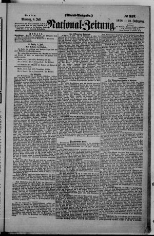 Nationalzeitung vom 08.07.1878