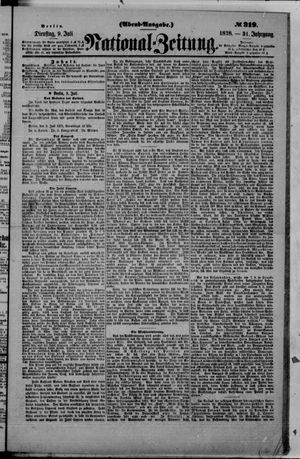 Nationalzeitung vom 09.07.1878