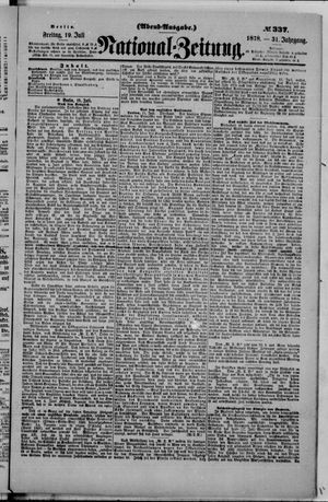 National-Zeitung vom 19.07.1878