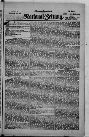 National-Zeitung vom 24.07.1878