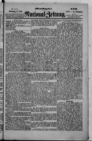 National-Zeitung vom 24.07.1878