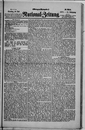 National-Zeitung vom 30.07.1878