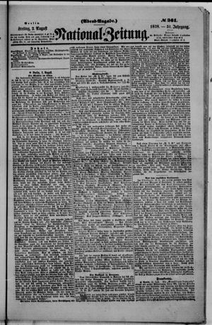 Nationalzeitung on Aug 2, 1878